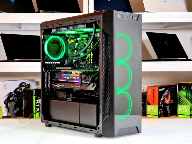 Herní PC sestava compraider - ZÁRUKA 12M | Intel Core i7-9700K+vodní AIO ARGB chlazení SilentiumPC | RTX 2080 8GB | 16 GB | 512 SSD+1TB SSD