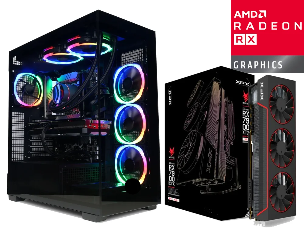 Gaming PC mit AMD Radeon RX Grafik - SSD