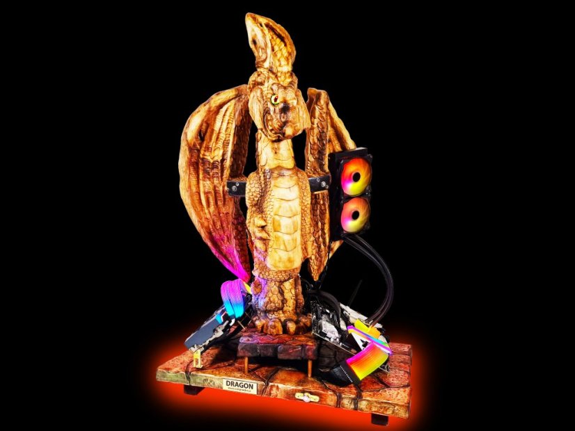 Gaming PC ART SET Dragon - GARANTIE 24M | Intel Core i7-12700 | RTX 3090 24 GB | 64 GB | 2000 SSD | Soundbar Dell