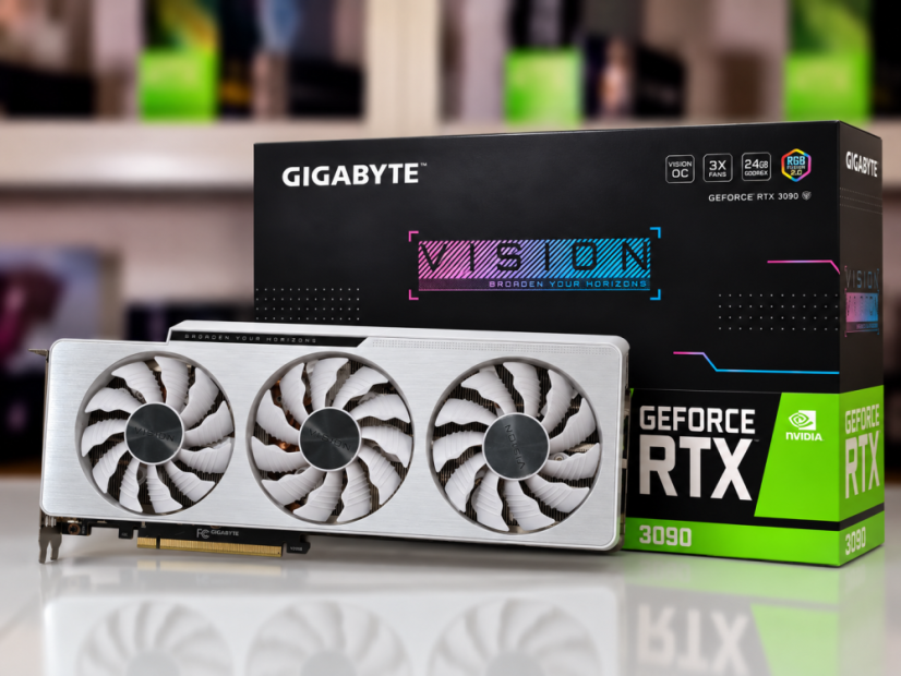 Carte graphique GIGABYTE VISION OC GeForce RTX 3090 24Go • GARANTIE 12M
