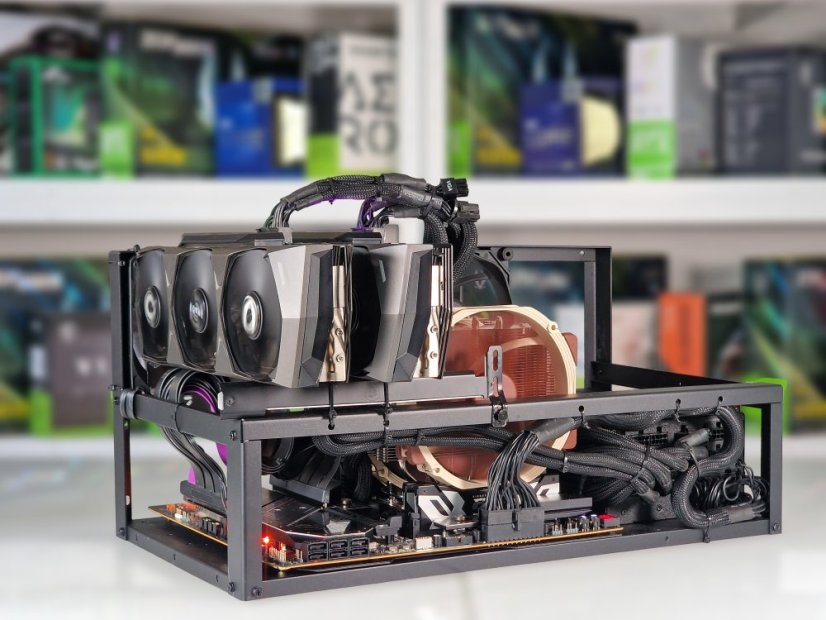 AI WORKSTATION DOUBLE 3090  • ZÁRUKA 12M • AMD Ryzen 9 9950X • 2x RTX 3090 24GB • 96 GB DDR5 • 2TB SSD • WIN11