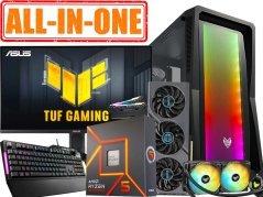 Herná PC zostava s monitorom RTX 4060Ti | AMD - ZÁRUKA 24M | AMD Ryzen 5 7600X | RTX 4060Ti | 32 GB DDR5 | 2000 SSD | 4K LCD ASUS | klávesnice+myš ASUS
