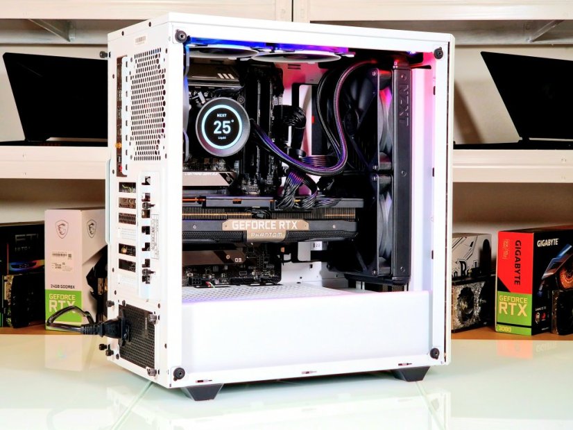 Gaming PC compraider CONFIG Gebraucht - ZÁRUKA 24M | Intel Core i7-10700KF + AIO RGB KRAKEN | RTX 3090 24GB | 32 GB | 1 TB SSD | WIN11