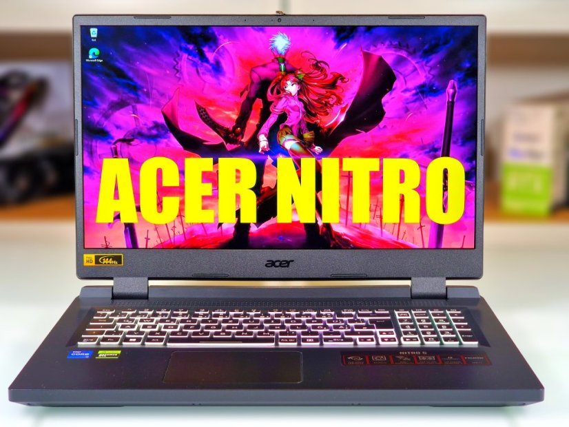 Herní notebook Acer Nitro 5 • ZÁRUKA 12M • 17,3 FHD 144Hz • i5-12450H • RTX 4050 6GB • 16 GB DDR5 • 512 SSD • WIN11