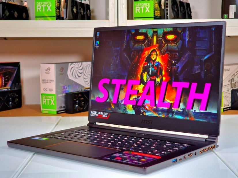 PC Portable Gamer MSI GS65 Stealth • GARANTIE 12M • 15,6 240Hz • Intel Core i7-9750H • 16Go • RTX 2060 6Go • 1 TB SSD • WIN11