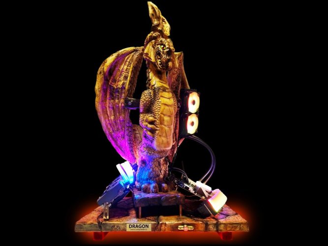 Gaming PC ART Dragon - GARANTIE 24M | Intel Core i7-12700 | RTX 3090 24 GB | 64 GB | 2000 SSD | Soundbar Dell