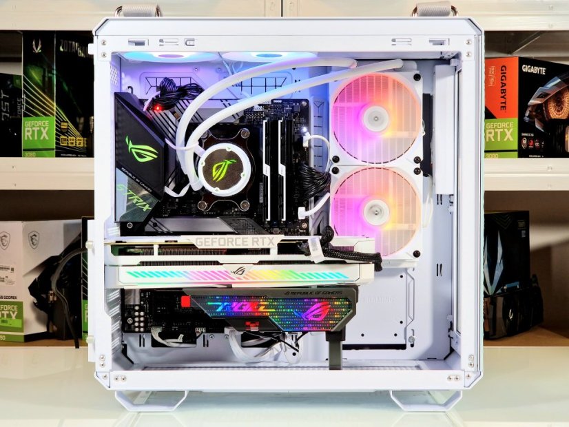 Gaming PC compraider gebraucht - GARANTIE 12M | AMD Ryzen 9 + ASUS ROG STRIX | RTX 3070 8GB ASUS ROG STRIX WHITE | 32GB | 2TB SSD