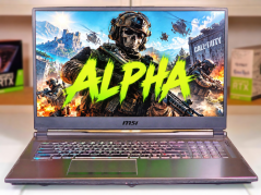 Gaming Laptop MSI ALPHA 17 • GARANTIE 12M • 17,3 FHD 144 Hz • AMD Ryzen 7 4800H • RX 5600M 6GB • 16GB • 512 SSD • WIN11