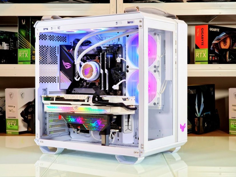 Gaming PC compraider gebraucht - GARANTIE 12M | AMD Ryzen 9 + ASUS ROG STRIX | RTX 3070 8GB ASUS ROG STRIX WHITE | 32GB | 2TB SSD