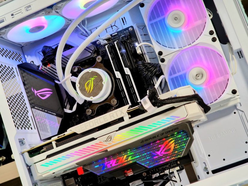 Gaming PC compraider gebraucht - GARANTIE 12M | AMD Ryzen 9 + ASUS ROG STRIX | RTX 3070 8GB ASUS ROG STRIX WHITE | 32GB | 2TB SSD