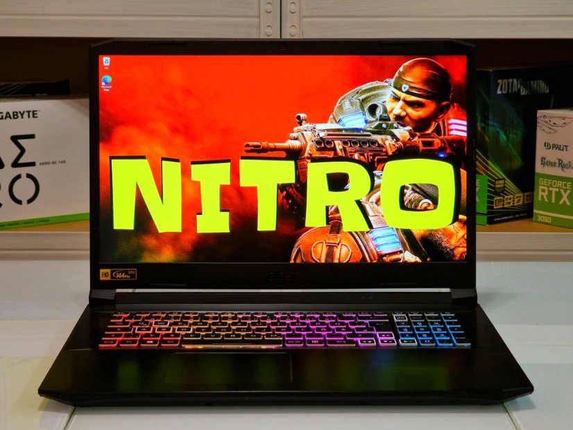 Gaming-Laptop Acer Nitro 5 Refurbished - GARANTIE 12M | 17,3" 144Hz FHD | AMD Ryzen 7 5800H | RTX 3060 6GB | 16GB | 1TB SSD | WIN 11