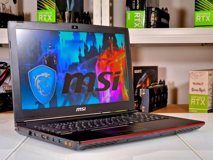 Gaming-Notebook MSI GP62 • GARANTIE 12M • Intel Core i7-6700HQ • NVIDIA GTX 950 • 16GB • 128 SSD + 1TB HDD • WIN10