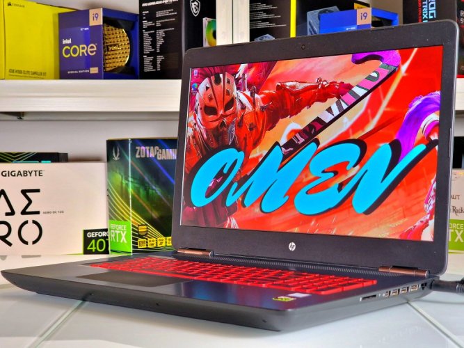 Gaming Laptop HP Omen 17 - GARANTIE 12M | 17,3" FullHD | Intel Core i7-6700HQ  | GTX 1060 6GB | 16GB | 128 SSD + 1TB HDD | WIN11