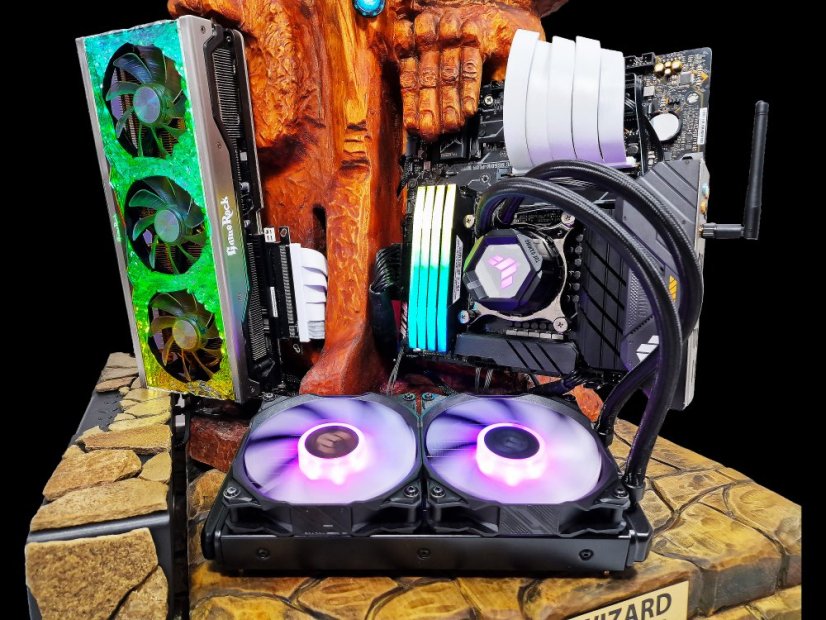 Gaming PC ART SET Wizard - GARANTIE 24M | Intel Core i7-12700 | RTX 3090 24 GB | 64 GB DDR5 | 2000 SSD | Razer Leviathan V2 X SoundBar