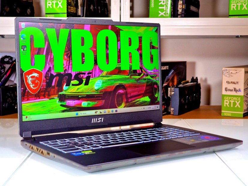 Laptop gamingowy MSI Cyborg A12VF - GWARANCJA 12M | 15,6" 144 Hz | Intel Core i5-12450H | RTX 3050 | 16GB DDR5 | 512 SSD | WIN11