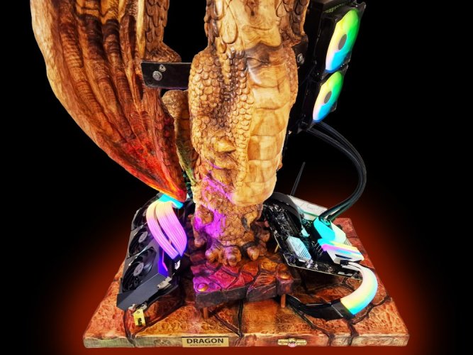Gaming PC ART Dragon - GARANTIE 24M | Intel Core i7-12700 | RTX 3090 24 GB | 64 GB | 2000 SSD | Soundbar Dell