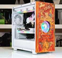 Herné PC Art zostava - Na prianie vytvorené PC | drevený predný panel podľa osobnej realizácie | komponenty a špecifikácie vlastného výberu | cenová kalkulácia