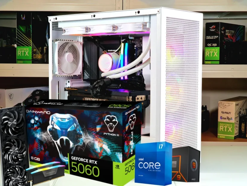 Komputer do gier z kartą graficzną RTX 5060 | RTX 5060 Ti