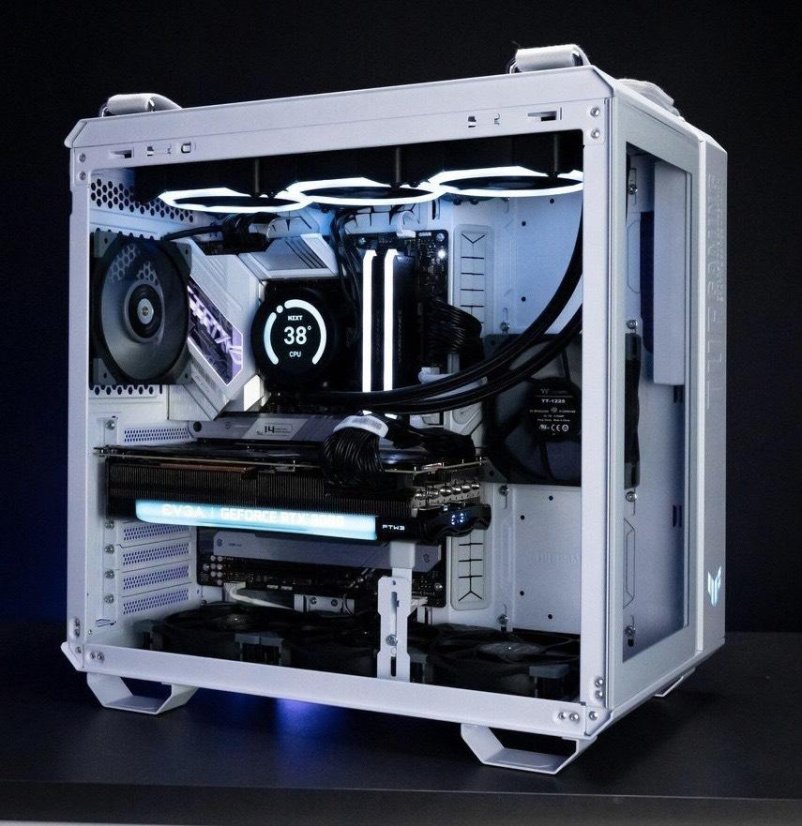 Herní PC sestava ASUS TUF WHITE - ZÁRUKA 24M | i5-13600KF | RTX 3080 | 32GB | 2000 SSD