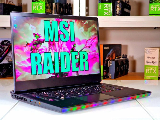 Poleasingowy Laptop do gier MSI Raider GE66 - GWARANCJA 12M | 15,6" 240 Hz | i7-10750H | RTX 2070 8 GB | 16 GB | 1000 SSD | WIN11