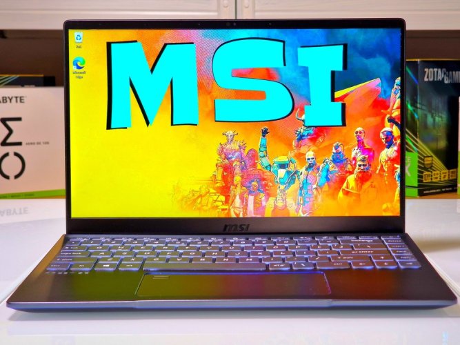 Gaming Laptop MSI Prestige 14 - GARANTIE 12M | 14" FullHD | Intel Core i5-10210U  | GTX 1650 | 16 GB | 512 SSD | WIN11