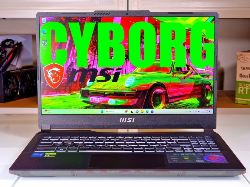 Herní notebook MSI Cyborg A12VF • ZÁRUKA 12M • 15,6 144 Hz • Intel Core i5-12450H • RTX 3050 • 16GB DDR5 • 512 SSD • WIN11