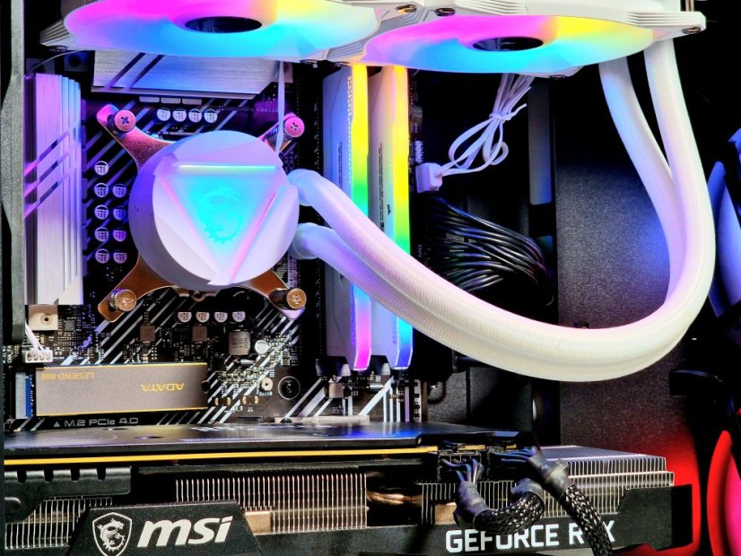 Herné PC compraider - ZÁRUKA 24M | Intel Core i7-10700 + vodní chlazení ASUS ROG STRIX | RTX 3070 8GB  | 32 GB | 1 TB SSD