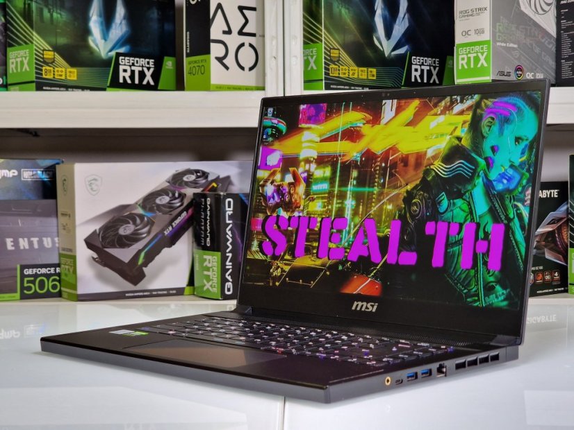 Laptop gamingowy MSI GS65 Stealth - GWARANCJA 12M |  15,6" 300Hz | Intel Core i7-10870H | 32GB | RTX 3060 6GB | 1TB SSD | WIN11
