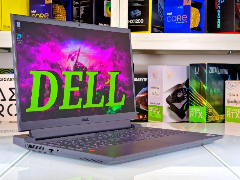 Herný notebook Dell Gaming G15 • ZÁRUKA 12M • 15,6 165Hz • Intel Core i7-10870H • RTX 3060 6GB • 16 GB • 1000 SSD • WIN11