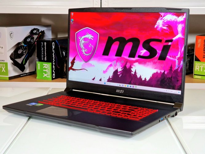 Laptop gamingowy MSI Katana GF76 - GWARANCJA 12M | 17,3" 144 Hz | Intel Core i5-11400H | 16 GB DDR4 | GTX 1650 | 512 GB SSD | WIN11