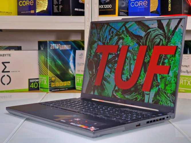 Laptop do gier ASUS TUF Gaming A16 Advantage Edition - GWARANCJA 12M  | 16,1" 165Hz | AMD Ryzen 7 7735HS | RX 7600S 8GB | 16GB DDR5 | 1000 SSD | WIN11