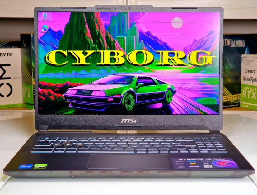 Herní notebook MSI Cyborg 15 A13V • ZÁRUKA 24M • 15,6 144 Hz • Intel Core i5-13420H • RTX 4050 6GB • 16GB DDR5 • 512 SSD • WIN11