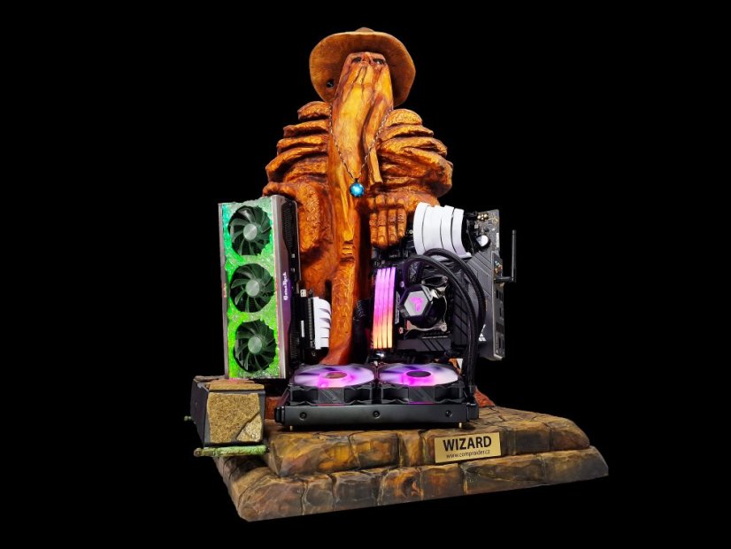 Gaming PC ART SET Wizard - GARANTIE 24M | Intel Core i7-12700 | RTX 3090 24 GB | 64 GB DDR5 | 2000 SSD | Razer Leviathan V2 X SoundBar