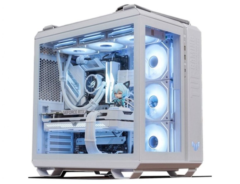 Herní PC sestava ASUS TUF WHITE - ZÁRUKA 24M | i5-13600KF | RTX 3080 | 32GB | 2000 SSD