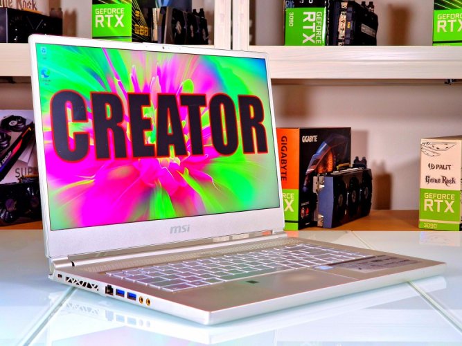 Tani Laptop do gier MSI Creator P65 - GWARANCJA 12M | 15,6" FullHD | Intel Core i7-8750H | GTX 1060 6 GB | 16 GB | 512 SSD | WIN11