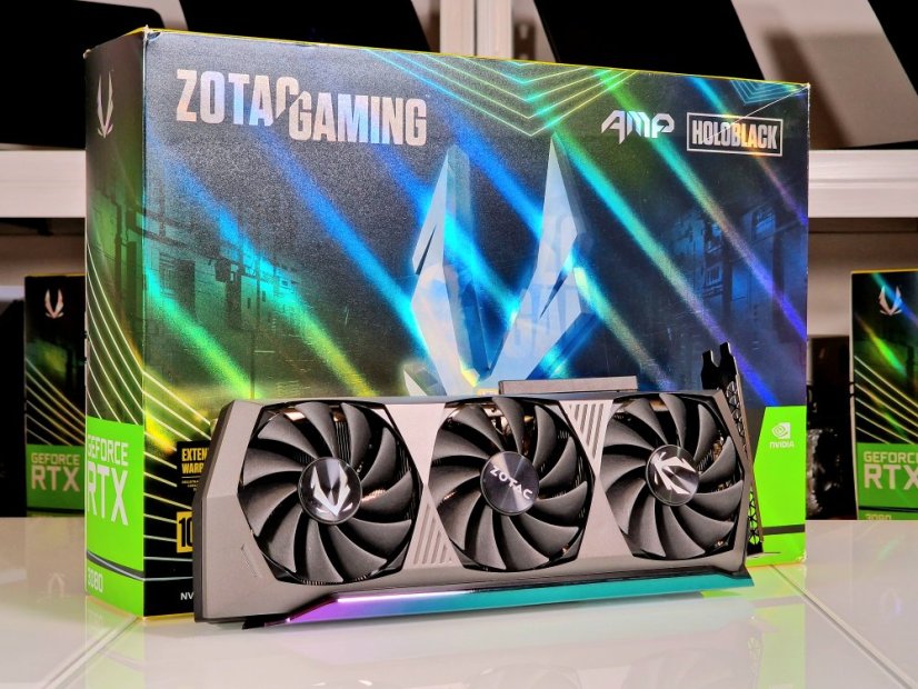 Grafikkarte ZOTAC GAMING GeForce RTX 3080 AMP HOLOBLACK 10GB Gebraucht - GARANTIE 12M