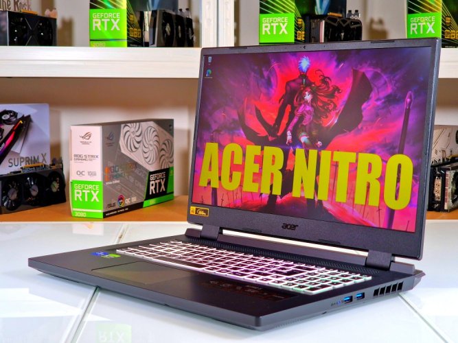 Gaming Notebook Acer Nitro 5 - GARANTIE 24M | 17,3" FHD 144Hz | i7-12650H | RTX 4050 6GB | 16 GB DDR5 | 1000 SSD | WIN11