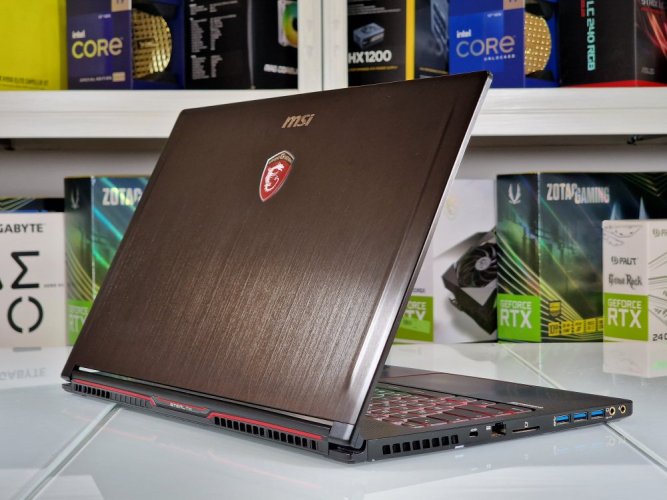 Laptop gamingowy MSI GS63 Stealth - GWARANCJA 12M | 15,6" FullHD| Intel Core i7-6700HQ | 16GB | GTX 1060 6GB | 256 SSD+2 TB HDD | WIN11