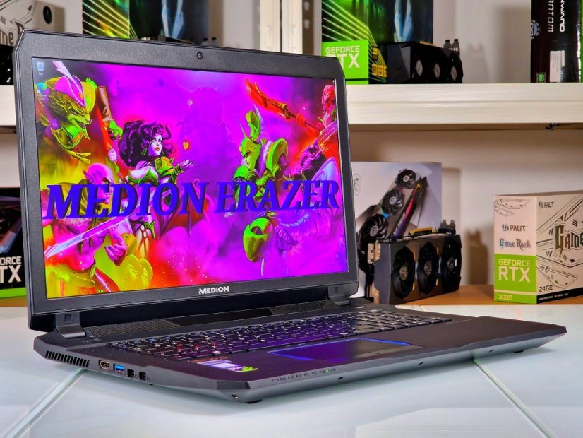 Gaming Laptop MEDION ERAZER X7843 Gebraucht - GARANTIE 12M | 17,3" Full HD | Intel Core i7-6700HQ | 16GB | GTX 980 | 128 SSD + 1 TB HDD | WIN11