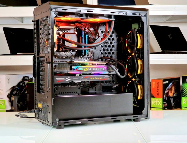 Herní PC sestava compraider - ZÁRUKA 12M | Intel Core i7-9700K+vodní AIO ARGB chlazení SilentiumPC | RTX 2080 8GB | 16 GB | 512 SSD+1TB SSD